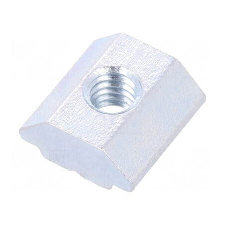 Piuliță pentru profil 6mm oțel zincat T, filet M4 | Electronic-mag.ro | Componente Electronice