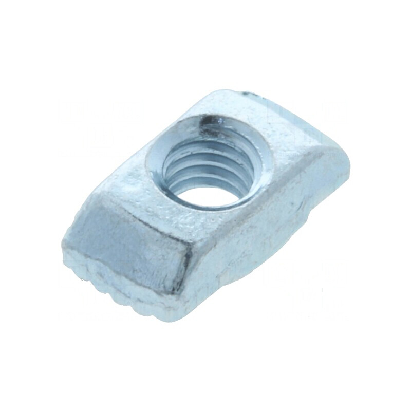 Piuliță profil 6mm oțel zincat T M4 | Electronic-mag.ro | Componente Electronice
