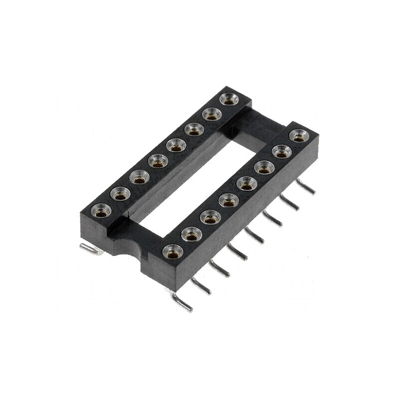 Soclu circuite integrate DIP16 2.54mm SMT | Electronic-mag.ro | Componente Electronice