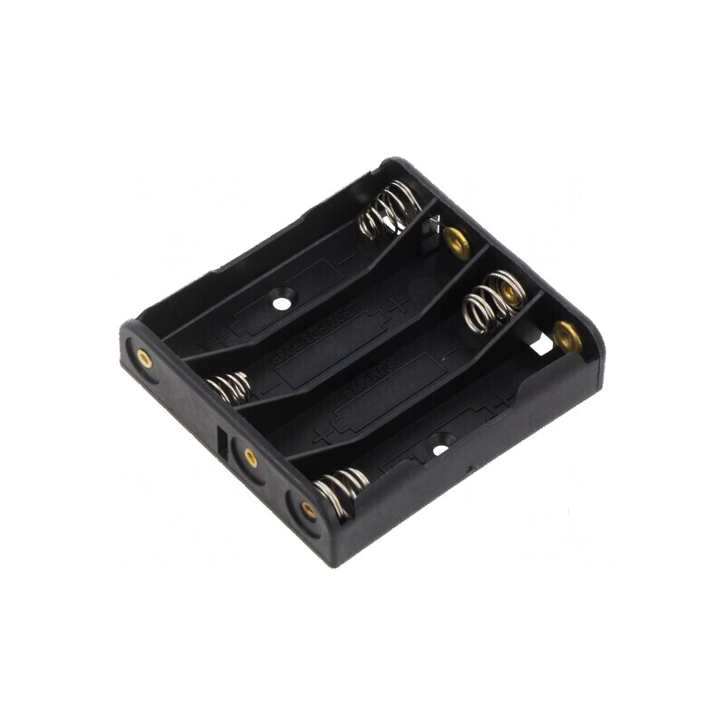 Suport AAA R3 pentru lipire neagră cu 4 urechi | Electronic-mag.ro | Componente Electronice
