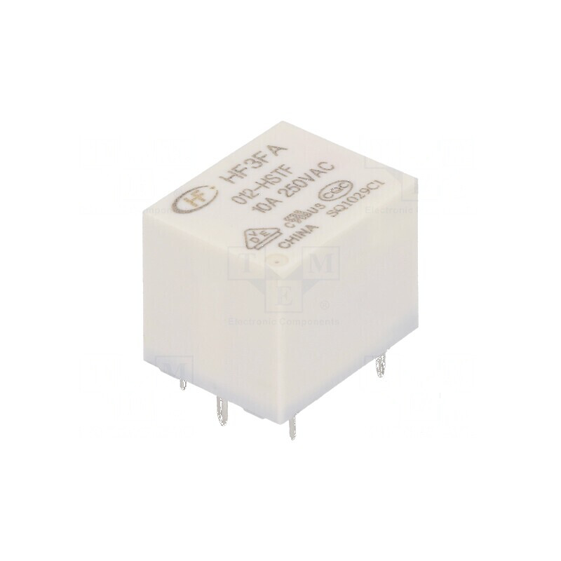Releu electromagnetic SPST-NO 12VDC 15A 10A/277VAC | Electronic-mag.ro | Componente Electronice