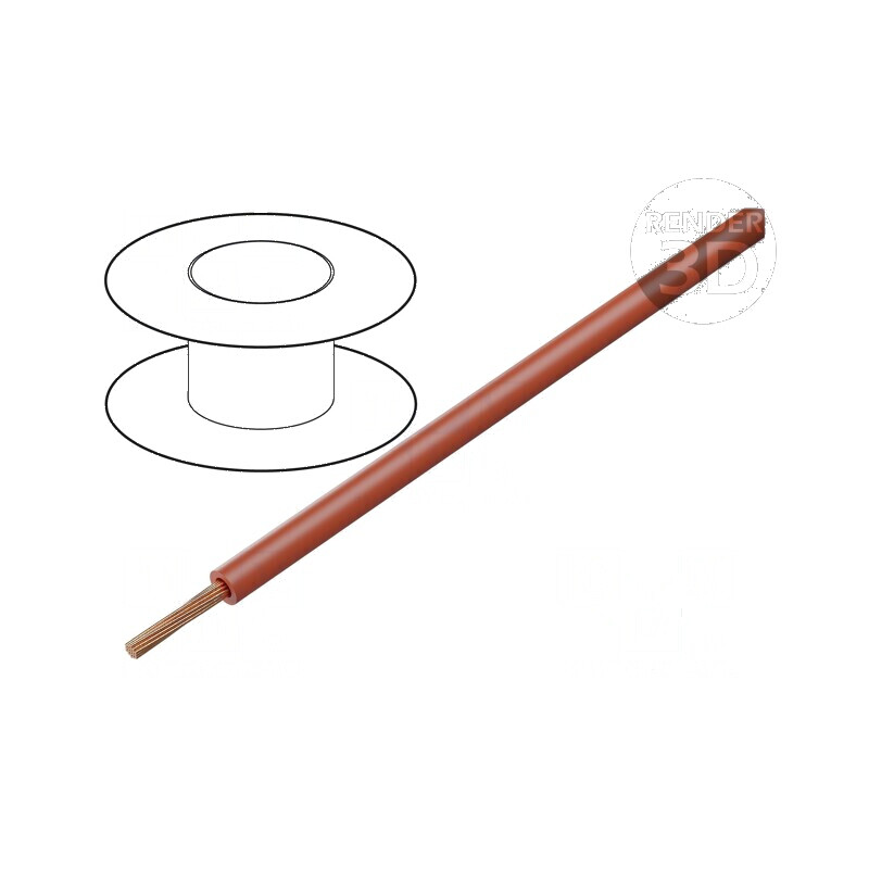 Cablu FlexiVolt-E 1x0,1mm2 PVC roșu 150V -10÷70°C | Electronic-mag.ro | Componente Electronice