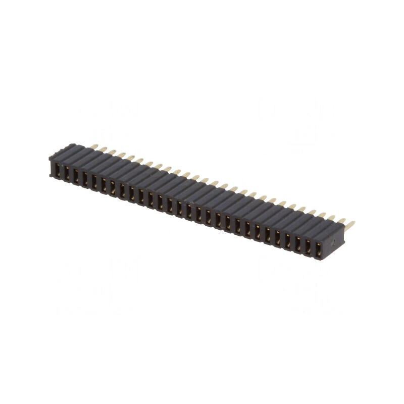 Conector şiruri pini soclu mamă 1x28 THT 1,27mm | Electronic-mag.ro | Componente Electronice