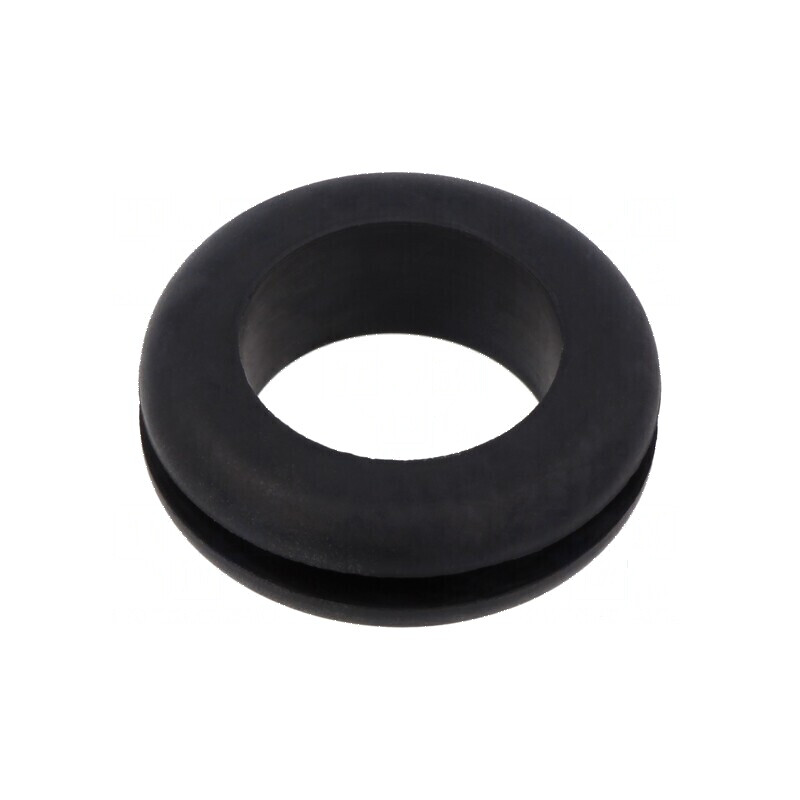 Manșon 27mm Øorif: 21mm negru pentru panou max. 3mm | Electronic-mag.ro | Componente Electronice