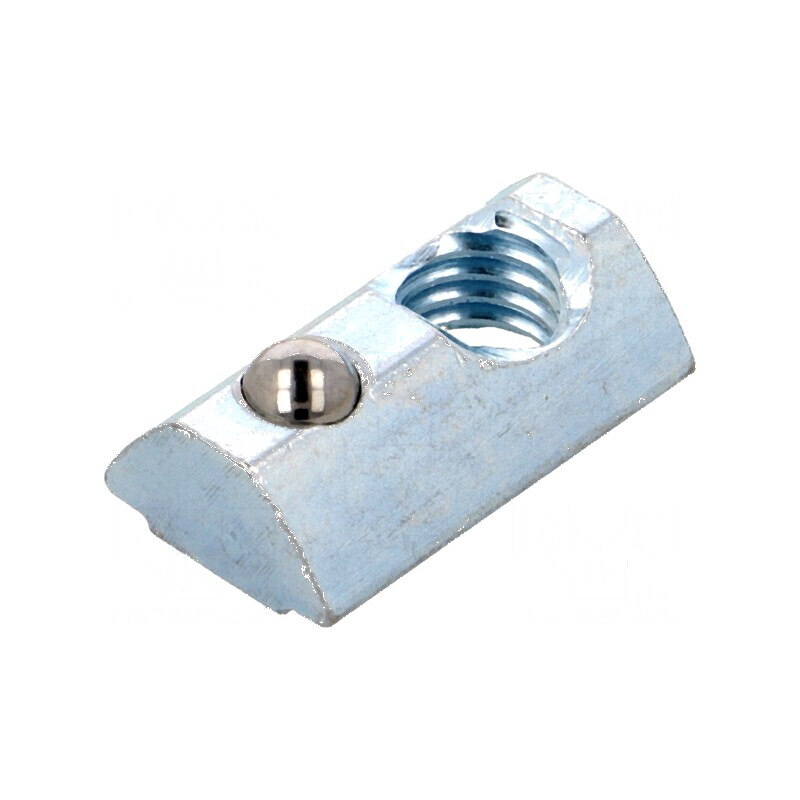 Piuliță pentru profil 8mm, oțel zincat, dimensiune 40mm | Electronic-mag.ro | Componente Electronice