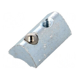Piuliță pentru profil, lățime cant 6mm, oțel zincat, dimensiune 30mm | Electronic-mag.ro | Componente Electronice