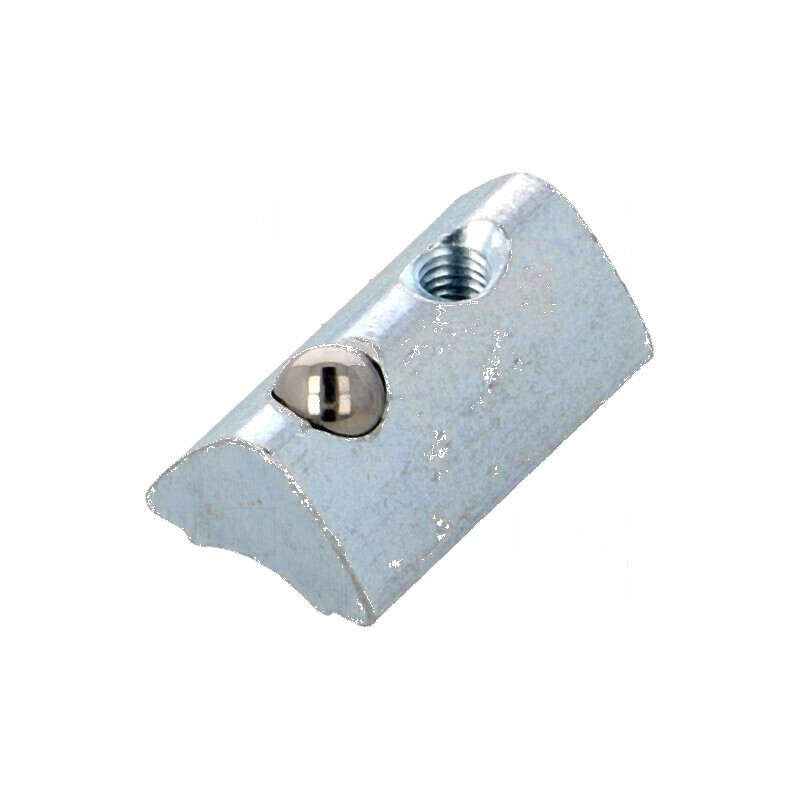 Piuliță pentru profil, lățime cant 6mm, oțel zincat, dimensiune 30mm | Electronic-mag.ro | Componente Electronice