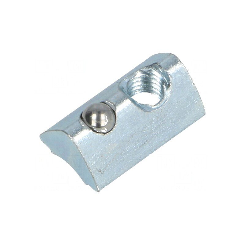 Piuliță oțel zincată 30mm, lățime cant 6mm | Electronic-mag.ro | Componente Electronice