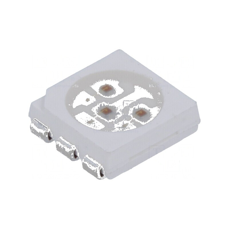 LED SMD 5060 PLCC6 roșie 4200-5800mcd 5x5x1.5mm 120° 60mA | Electronic-mag.ro | Componente Electronice