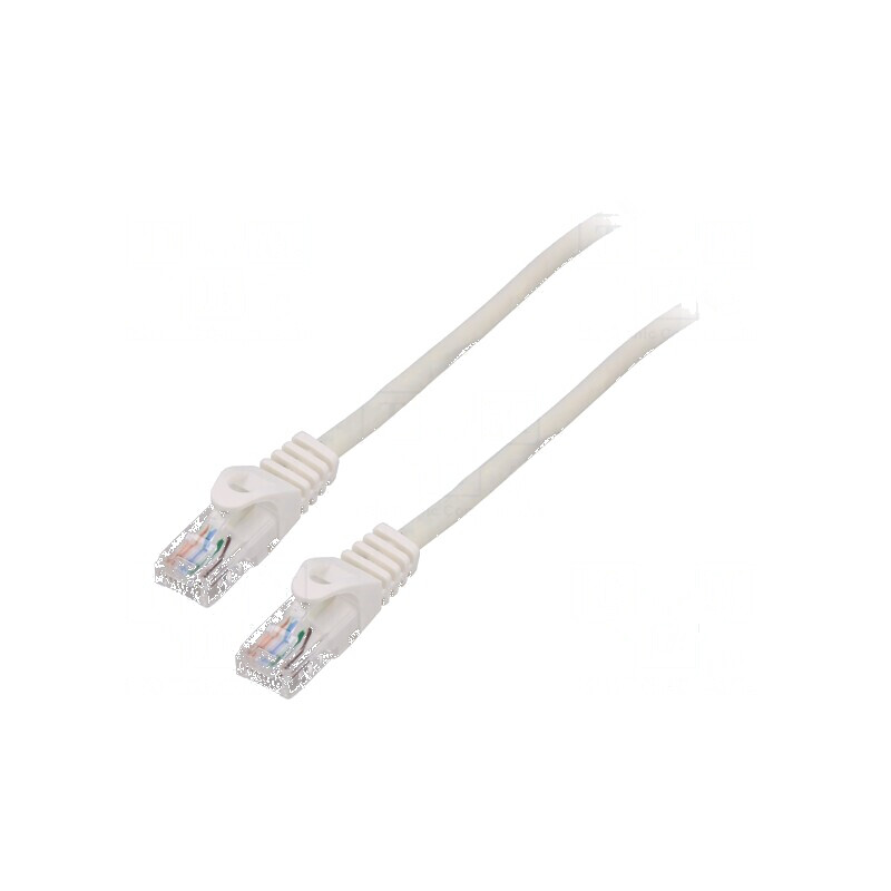 Patch cord U/UTP 5e 1m CCA PVC alb 26AWG | Electronic-mag.ro | Componente Electronice Patch cord U/UTP 5e 1m CCA PVC alb 26AWG | Electronic-mag.ro | Componente Electronice