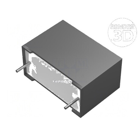 Condensator polipropilenă X2 R52 0,47uF 18x12,5x9mm ±20% | Electronic-mag.ro | Componente Electronice