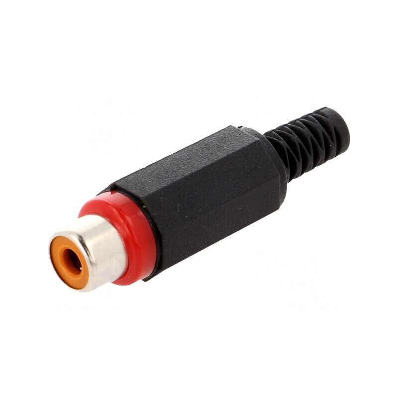 Conector RCA mufă mamă nichelat cu manşon drept pentru lipire | Electronic-mag.ro | Componente Electronice Conector RCA mufă mamă nichelat cu manşon drept pentru lipire | Electronic-mag.ro | Componente Electronice