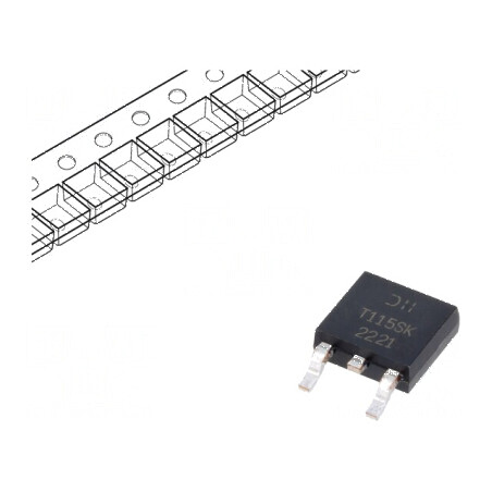 Tranzistor N-MOSFET 100V 43A TO252 | Electronic-mag.ro | Componente Electronice
