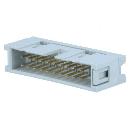 Conector IDC mufă tată 20 PIN 1,27mm pentru cablu-bandă | Electronic-mag.ro | Componente Electronice