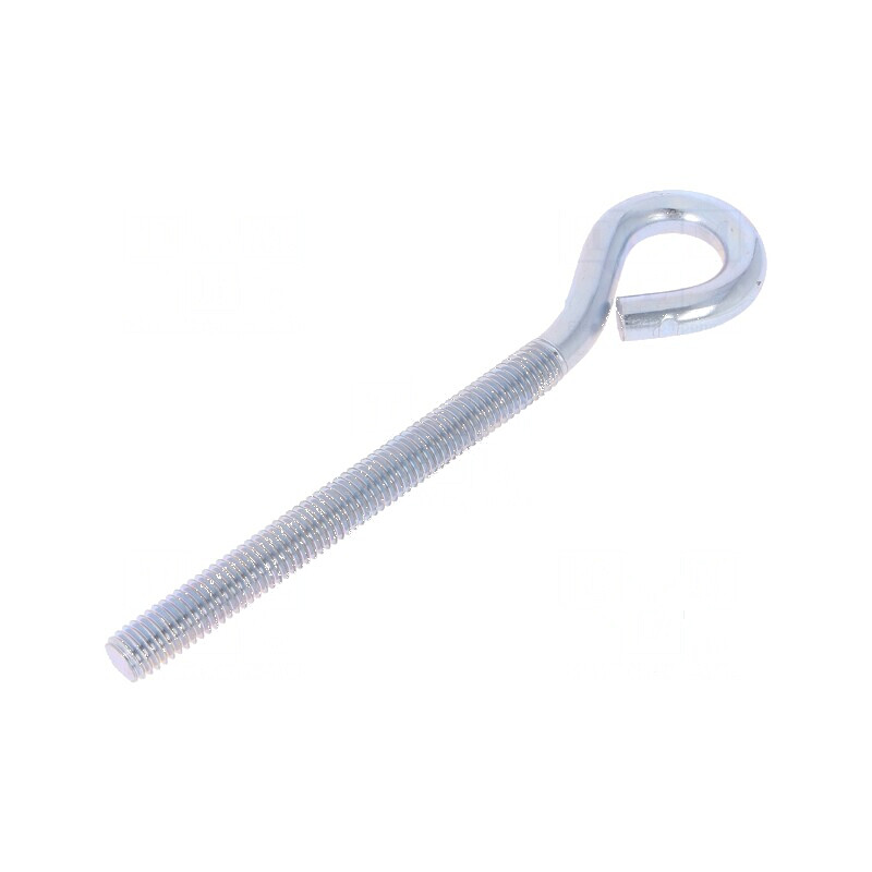 Cârlig inelar din oțel zincat, 80mm filet, 120mm lungime totală | Electronic-mag.ro | Componente Electronice Cârlig inelar din oțel zincat, 80mm filet, 120mm lungime totală | Electronic-mag.ro | Componente Electronice