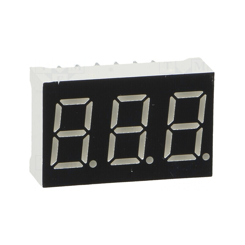 Afișaj LED 7 segmente 9,14mm roșu 0,36 Nr.car 3 6,5mcd | Electronic-mag.ro | Componente Electronice Afișaj LED 7 segmente 9,14mm roșu 0,36 Nr.car 3 6,5mcd | Electronic-mag.ro | Componente Electronice
