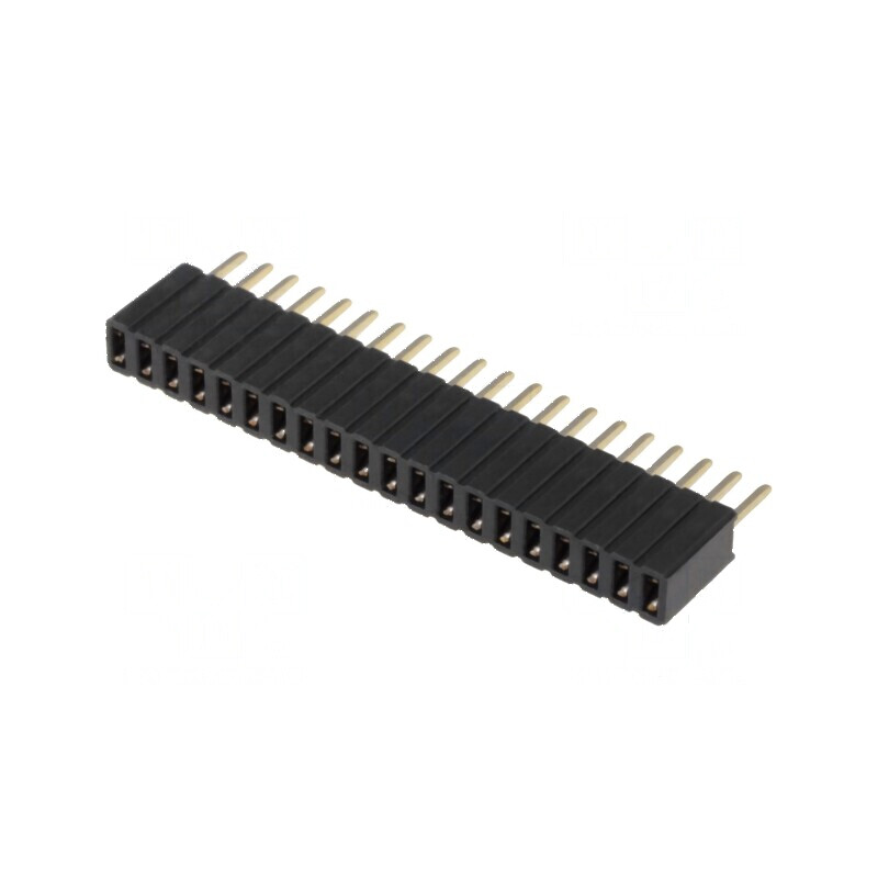 Conector şiruri pini soclu mamă 20 PIN 1,27mm THT 1x20 | Electronic-mag.ro | Componente Electronice