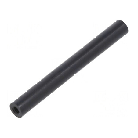 Manşon distanţier cilindric poliamidă M2,5 45mm negru | Electronic-mag.ro | Componente Electronice