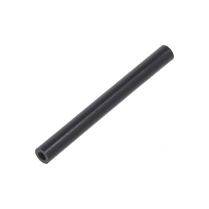 Manşon distanţier cilindric poliamidă M2.5, 50mm, negru | Electronic-mag.ro | Componente Electronice