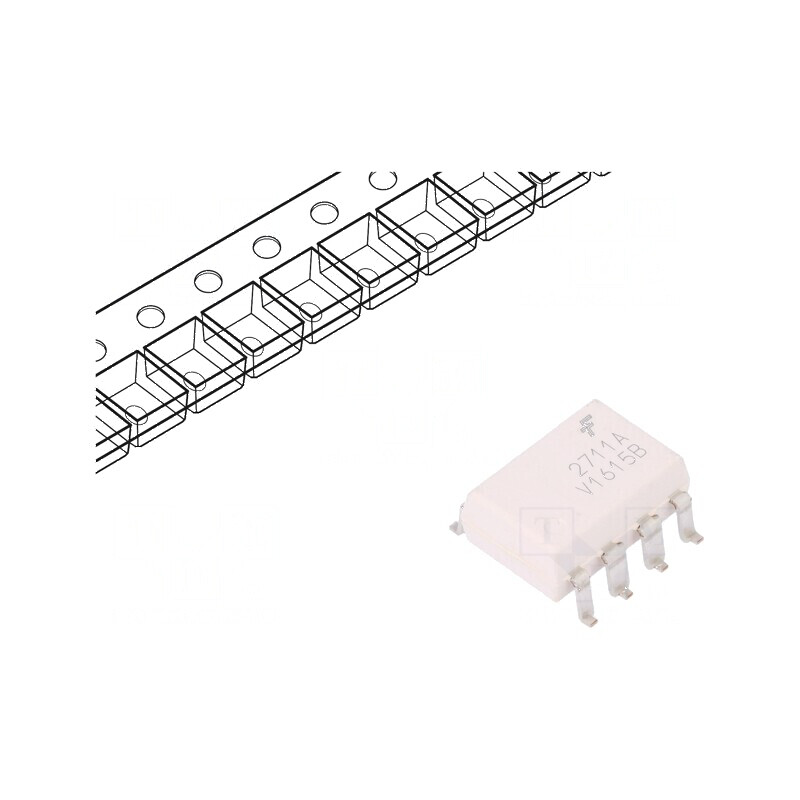 Optocuplor SMD 5kV 100-200% CTR tranzistori 10mA | Electronic-mag.ro | Componente Electronice