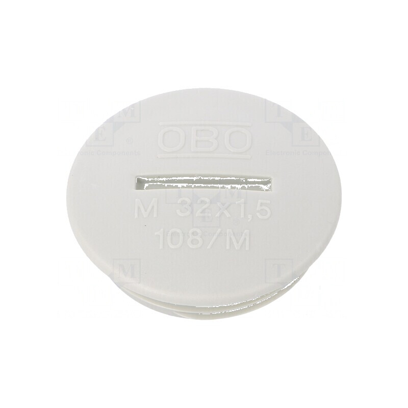 Capac de protecție M32 1,5 din polistiren gri deschis 8mm | Electronic-mag.ro | Componente Electronice