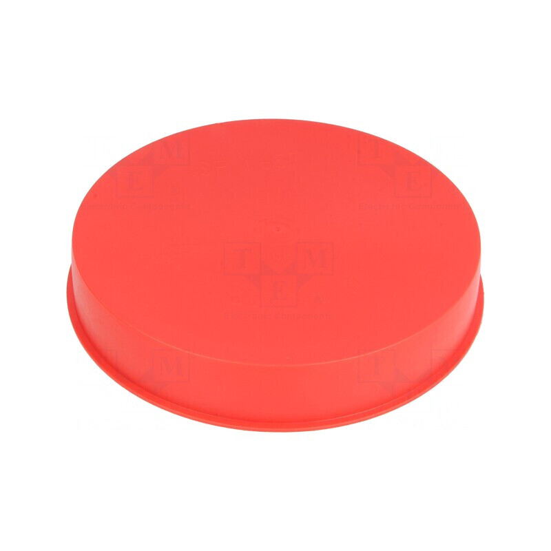 Obturator Corp Roșu Diametru 166mm Înălțime 28mm LDPE cu Împingere | Electronic-mag.ro | Componente Electronice Obturator Corp Roșu Diametru 166mm Înălțime 28mm LDPE cu Împingere | Electronic-mag.ro | Componente Electronice