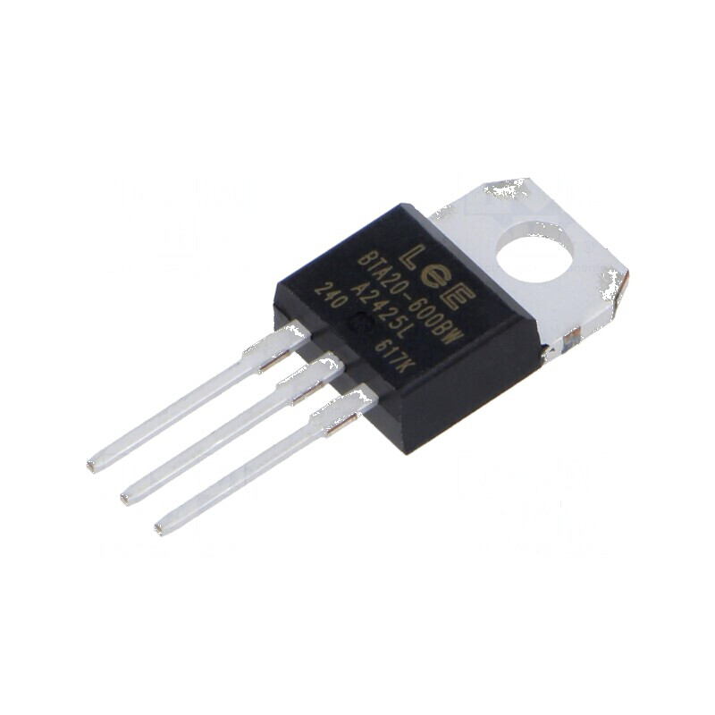 Triac 600V 20A TO220AB - Igt 50mA, Ufmax 1,65V | Electronic-mag.ro | Componente Electronice Triac 600V 20A TO220AB - Igt 50mA, Ufmax 1,65V | Electronic-mag.ro | Componente Electronice