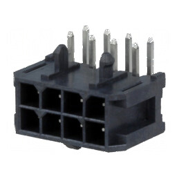 Conector cablu-placă soclu tată Minitek Pwr 3.0 8 PIN 3mm | Electronic-mag.ro | Componente Electronice