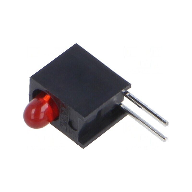 LED 3mm roșu difuz, 20mA, 2VDC | Electronic-mag.ro | Componente Electronice