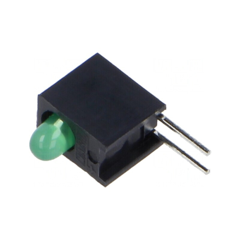 LED 3mm Verde Difuză 20mA | Electronic-mag.ro | Componente Electronice