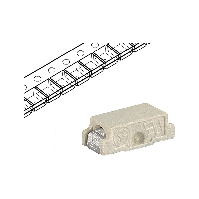 Siguranţă ardere rapidă 63mA 63VAC 63VDC SMD cupru | Electronic-mag.ro | Componente Electronice
