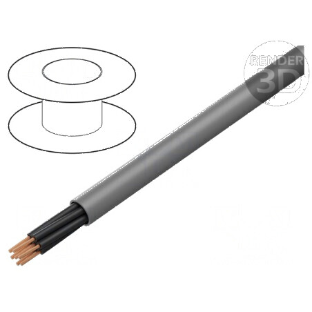 Cablu BiT 500 3x0,5mm² neecranat 300V/500V gri | Electronic-mag.ro | Componente Electronice