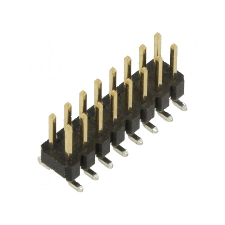 Conector şir pini tată 2,54mm 16 PIN SMT | Electronic-mag.ro | Componente Electronice