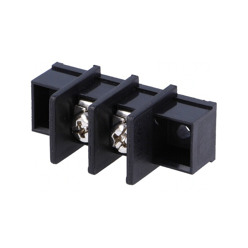 Regletă de conexiuni pentru PCB 9,5mm, 2 piste, 4mm2, 32A | Electronic-mag.ro | Componente Electronice