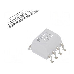 Optocuplor SMD 2 Canale 2,5kV cu Ieșire Tranzistori 100% CTR@1mA | Electronic-mag.ro | Componente Electronice