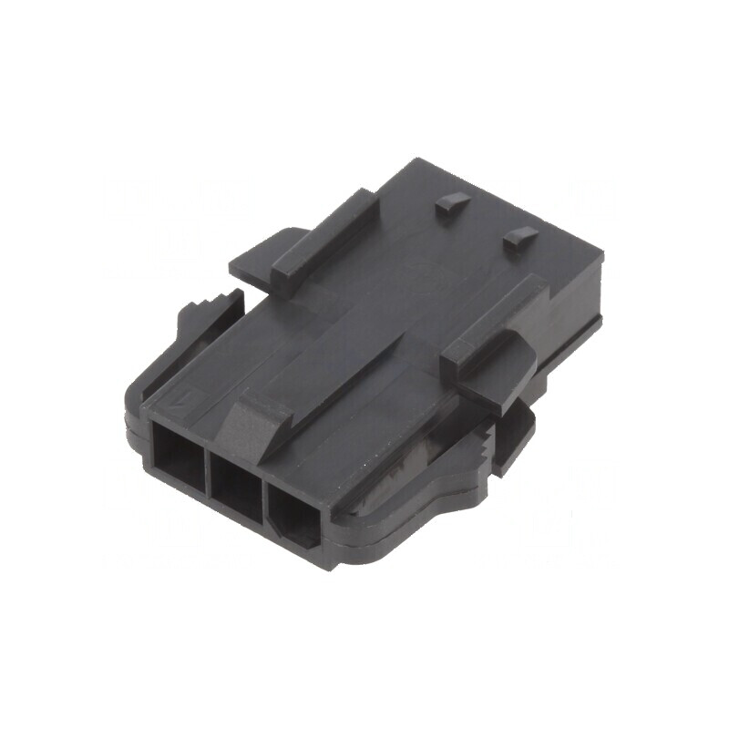 Conector cablu-placă Mini-Fit Sigma mufă tată 3 PIN 4,2mm | Electronic-mag.ro | Componente Electronice