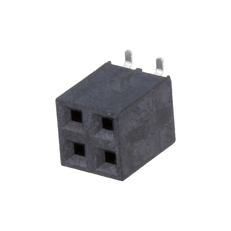 Conector şiruri pini soclu mamă 4 pini 2,54mm SMT | Electronic-mag.ro | Componente Electronice