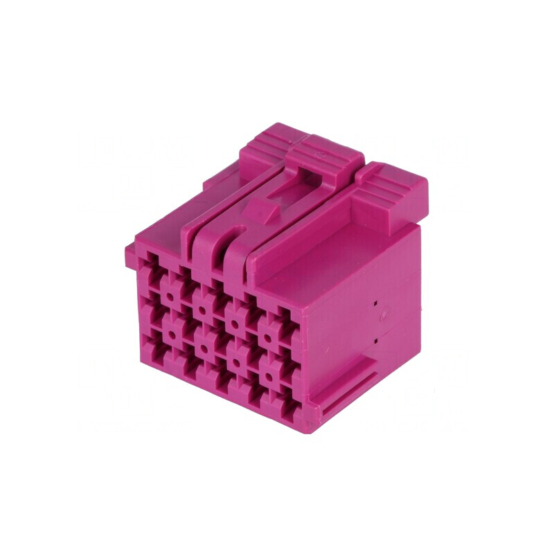 Conector dreptunghiular JPT mamă cablu 15 pini 5mm | Electronic-mag.ro | Componente Electronice