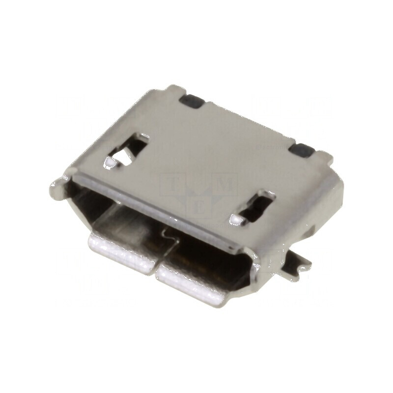 Conector USB B Micro Soclu SMT 5 PIN Aurit USB 2.0 | Electronic-mag.ro | Componente Electronice