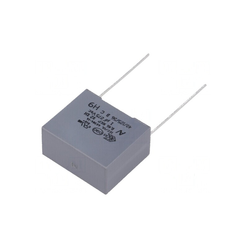 Condensator polipropilenă X2 R46 1uF 125C 26,5x13x22mm | Electronic-mag.ro | Componente Electronice
