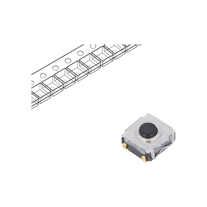 Microîntrerupător TACT SPST-NO 0,05A/32VDC SMT Poz: 2 | Electronic-mag.ro | Componente Electronice Microîntrerupător TACT SPST-NO 0,05A/32VDC SMT Poz: 2 | Electronic-mag.ro | Componente Electronice