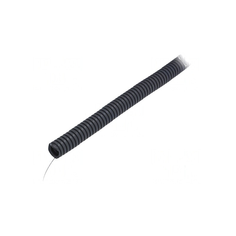 Tub de protecție PVC gri închis 20mm L: 25m - 25÷60°C | Electronic-mag.ro | Componente Electronice
