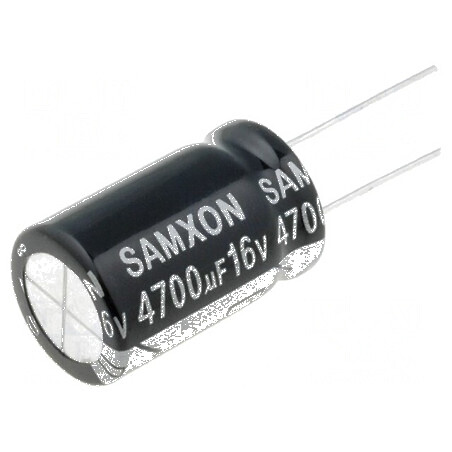 Condensator electrolitic low ESR THT 4700uF 16VDC Ø16x25mm | Electronic-mag.ro | Componente Electronice
