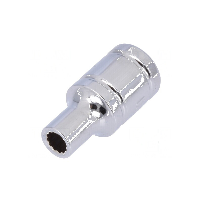 Cap tubular 1/4" 12 puncte oţel crom-vanadium 4mm | Electronic-mag.ro | Componente Electronice