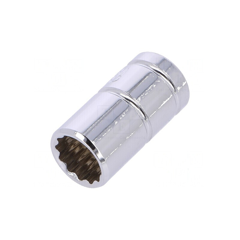Cap tubular 1/4" 12 puncte oţel crom-vanadium 9mm | Electronic-mag.ro | Componente Electronice