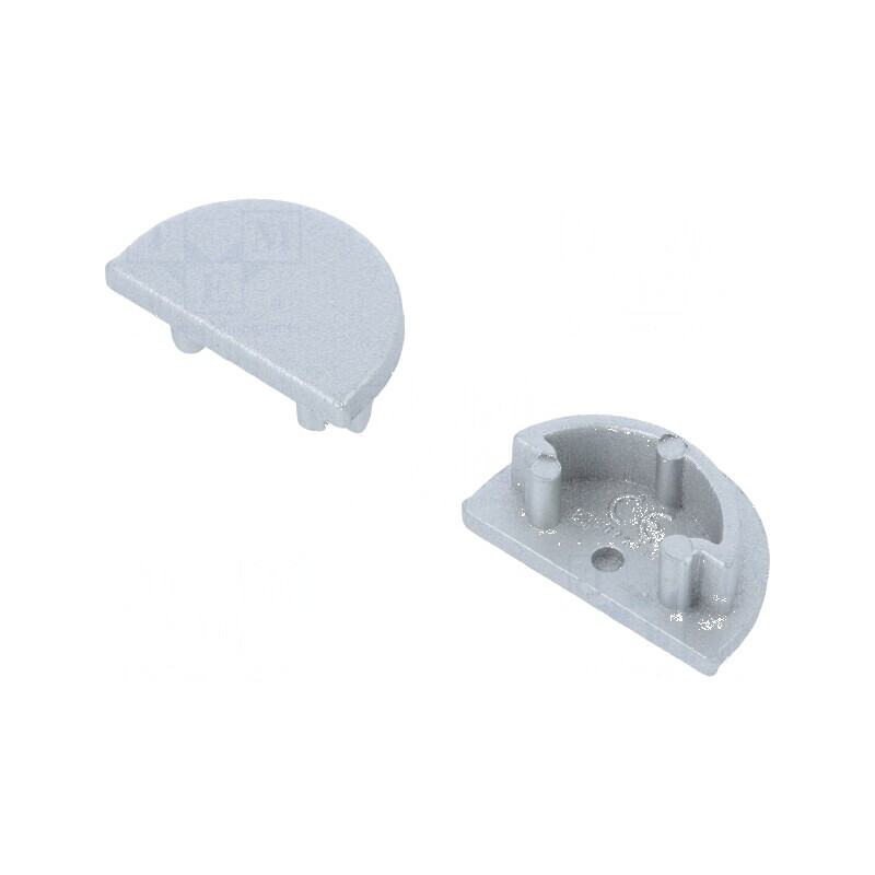 Obturator LED profil argintiu 2 buc ABS ARC12 | Electronic-mag.ro | Componente Electronice