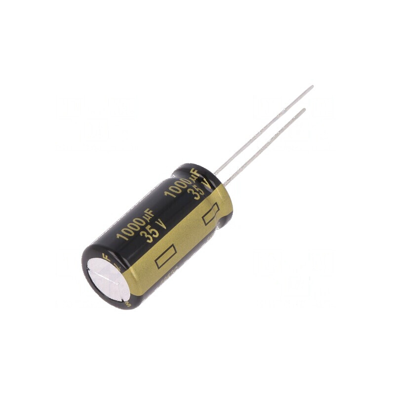 Condensator electrolitic low ESR THT 1000uF 35V Ø12x25mm | Electronic-mag.ro | Componente Electronice