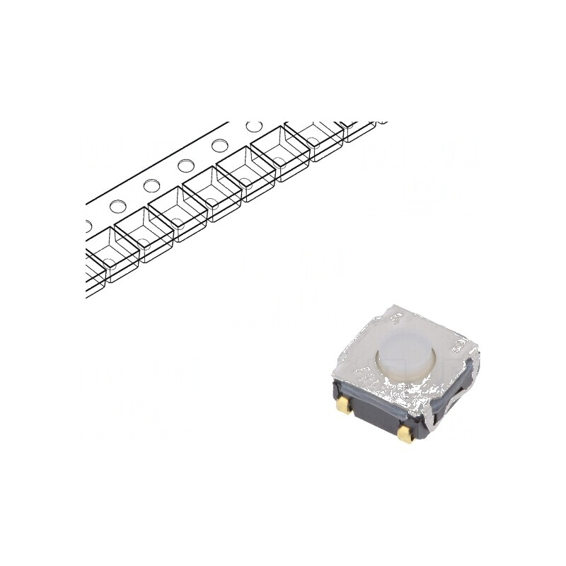 Microîntrerupător TACT SPST-NO 0,05A/32VDC SMT | Electronic-mag.ro | Componente Electronice Microîntrerupător TACT SPST-NO 0,05A/32VDC SMT | Electronic-mag.ro | Componente Electronice