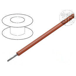Cablu SiF 1x1,5mm2 litat Cu silicon roșu -60 până la 180°C 300V, 500V | Electronic-mag.ro | Componente Electronice