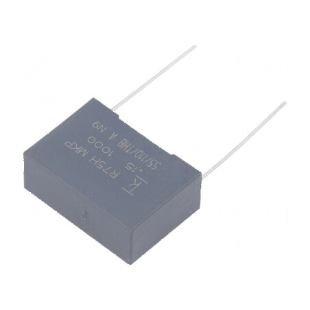 Condensator polipropilenă R75 150nF 26,5x10x18,5mm THT | Electronic-mag.ro | Componente Electronice